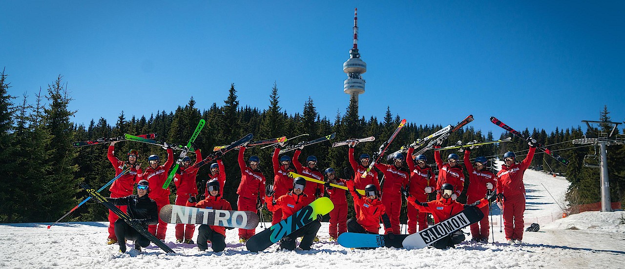 Le Swiss Snow Demo Team au Interski 2019 à Pamporovo